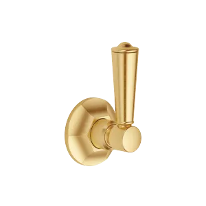 MADISON Wall valve clockwise closing 1/2" - Brushed Durabrass (23kt Gold) - Set containing 2 articles