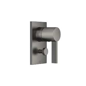 Concealed single-lever mixer with diverter - Brushed Dark Platinum - 36 120 670-99