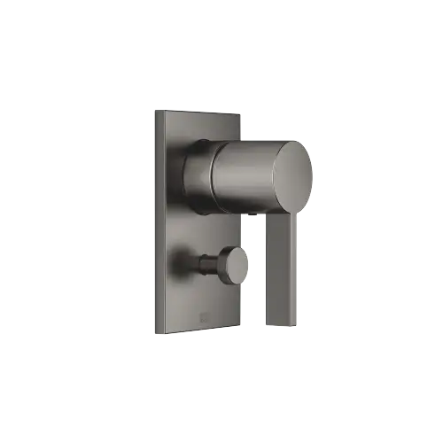 Miscelatore monocomando incasso con deviatore - Dark Platinum spazzolato - 36 120 670-99