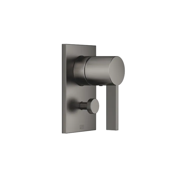 Concealed single-lever mixer with diverter - Brushed Dark Platinum - 36 120 670-99