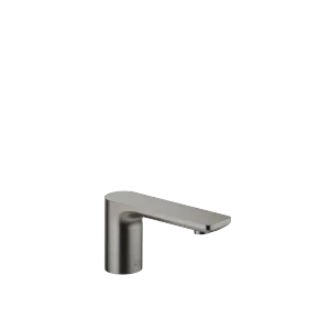 LISSÉ Deck-mounted basin spout without pop-up waste - Brushed Dark Platinum - 13 700 845-99