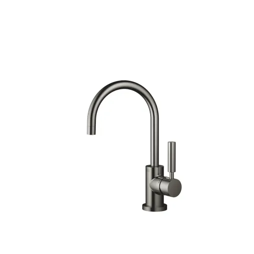 TARA Dark Chrome Washstand faucets: Single-lever basin mixer with pop-up waste