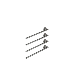 Handtuchwärmer , 4-fach , Ausladung links , ohne Bedienelement - Dark Chrome - 83 304 979-19