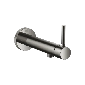 META Wall-mounted single-lever basin mixer without pop-up waste - Dark Chrome - 36 805 661-19