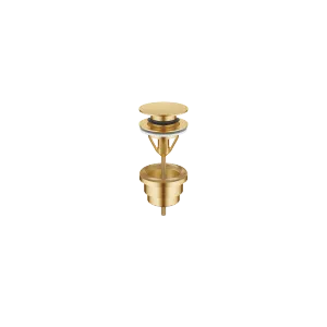 Basin Waste with push fastening 1 1/4" - Brushed Durabrass (23kt Gold) - 10 125 970-28