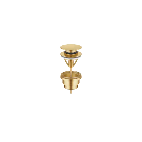 Basin Waste with push fastening 1 1/4" - Brushed Durabrass (23kt Gold) - 10 125 970-28