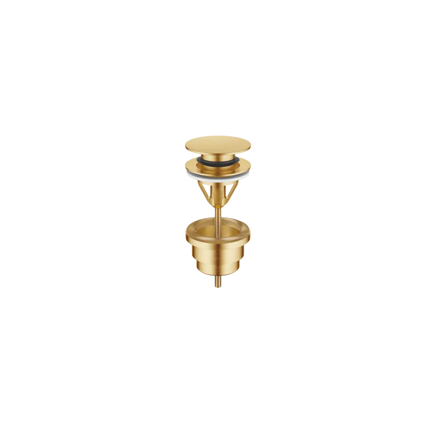 Basin Waste with push fastening 1 1/4" - Brushed Durabrass (23kt Gold) - 10 125 970-28