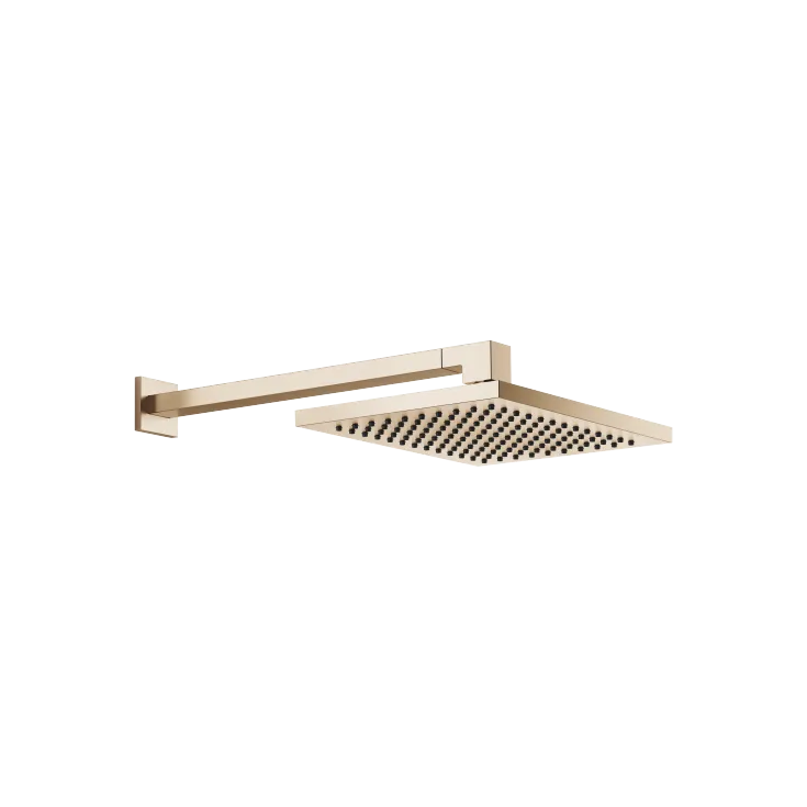 Regenbrause mit Wandanbindung - Champagne gebürstet (22kt Gold) - 28 763 980-46
