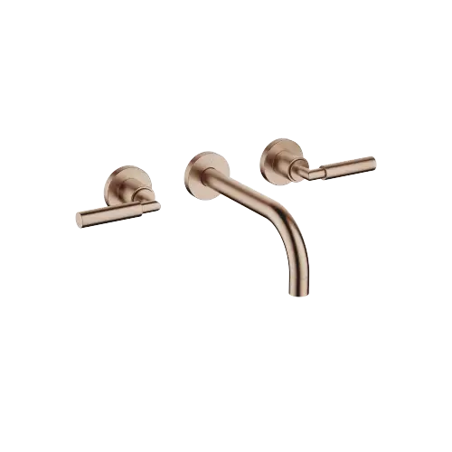TARA Wall-mounted basin mixer without pop-up waste - Brushed Bronze (PVD) - 36 712 882-42