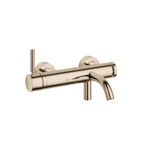 META Single-lever bath mixer for wall mounting without shower set - Champagne (22kt Gold) - 33 200 660-47