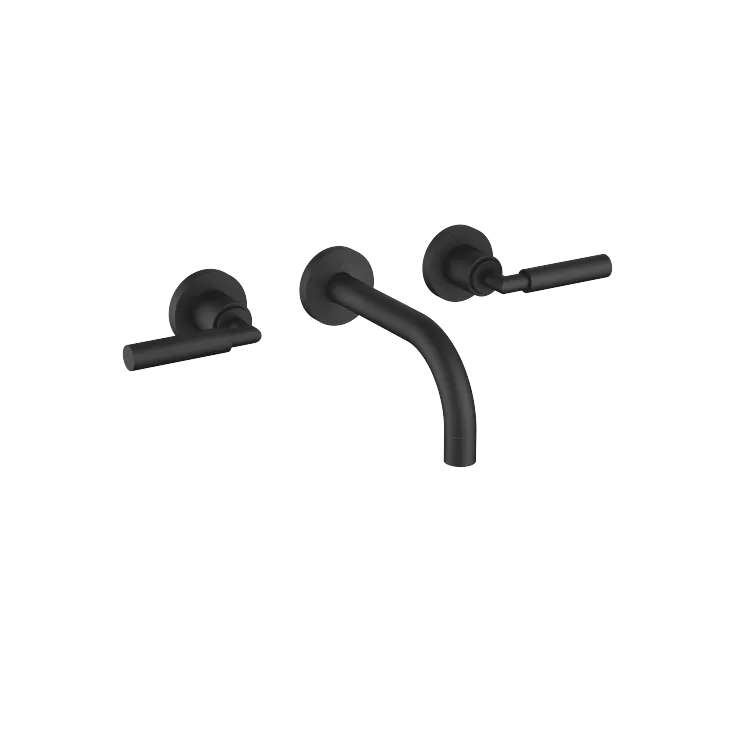 TARA Wall-mounted basin mixer without pop-up waste - Matte Black - 36 707 882-33