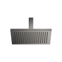 Regenbrause mit Deckenanbindung 300 x 240 mm - Dark Platinum gebürstet - 28 775 980-99