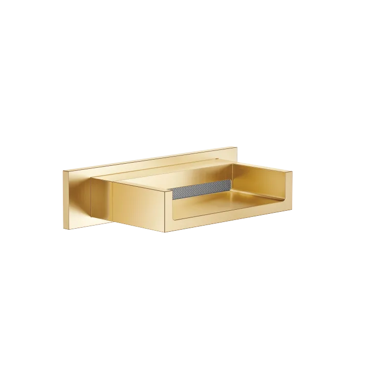 WATER FALL Cascade spout for wall mounting - Brushed Durabrass (23kt Gold) - 13 420 979-28