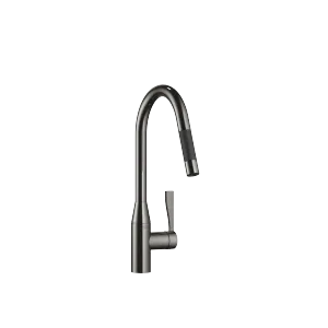 SYNC Single-lever mixer Pull-down with spray function - Dark Chrome - 33 870 895-19 0010