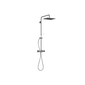 Colonne de douche avec thermostat de douche sans douchette - Dark Chrome - 34 459 980-19