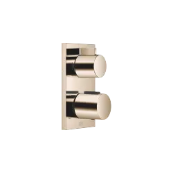 Concealed thermostat with two function volume control - Champagne (22kt Gold) - 36 426 670-47