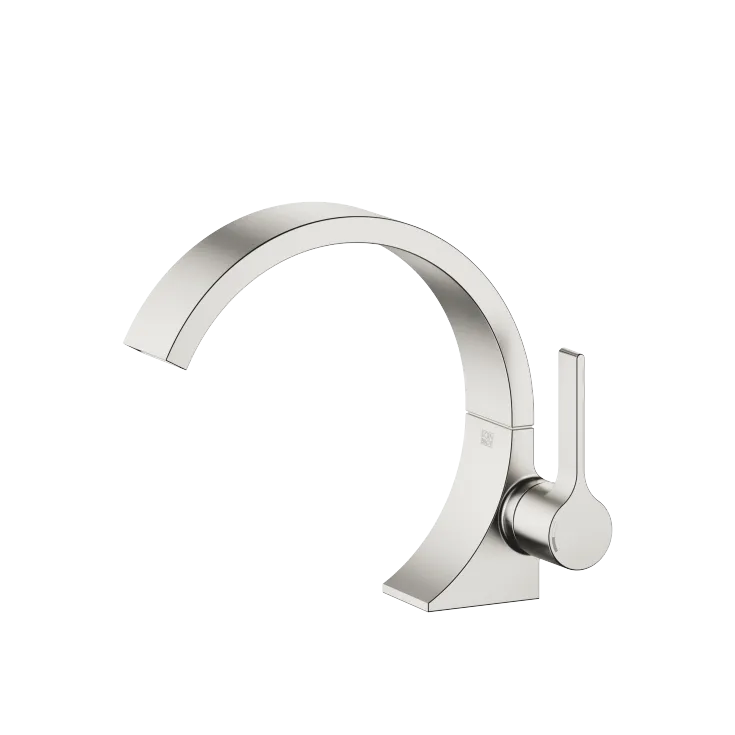 CYO Single-lever basin mixer with pop-up waste - Brushed Platinum - 33 505 811-06