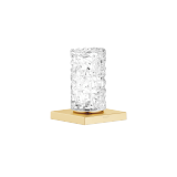 Handle Glass Design ICE medium - Brushed Durabrass (23kt Gold)