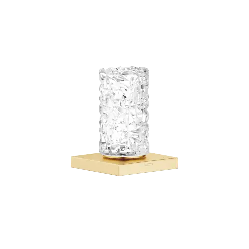Handle Glass Design ICE medium - Brushed Durabrass (23kt Gold) - XV-01 4980