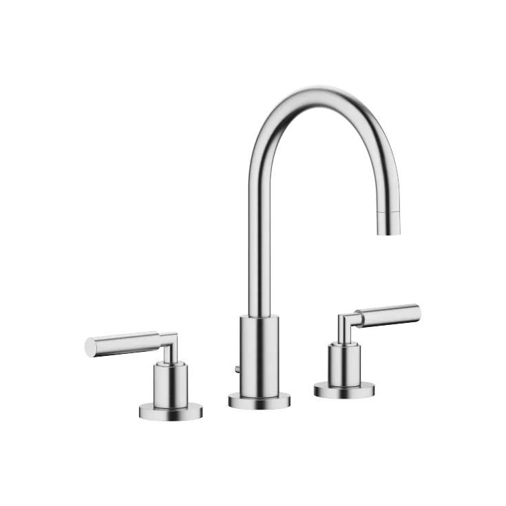 TARA Three-hole lavatory mixer with drain - Brushed Chrome - 20 713 882-93 0010