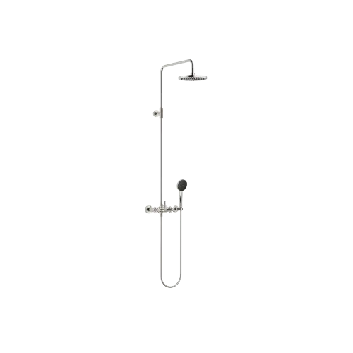 TARA Showerpipe Application with shower mixer 220 mm - Platinum - Set containing 2 articles