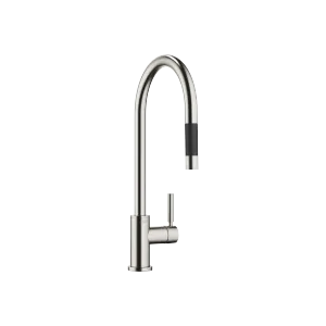 TARA Single-lever mixer Pull-down with spray function - Brushed Platinum - 33 870 888-06