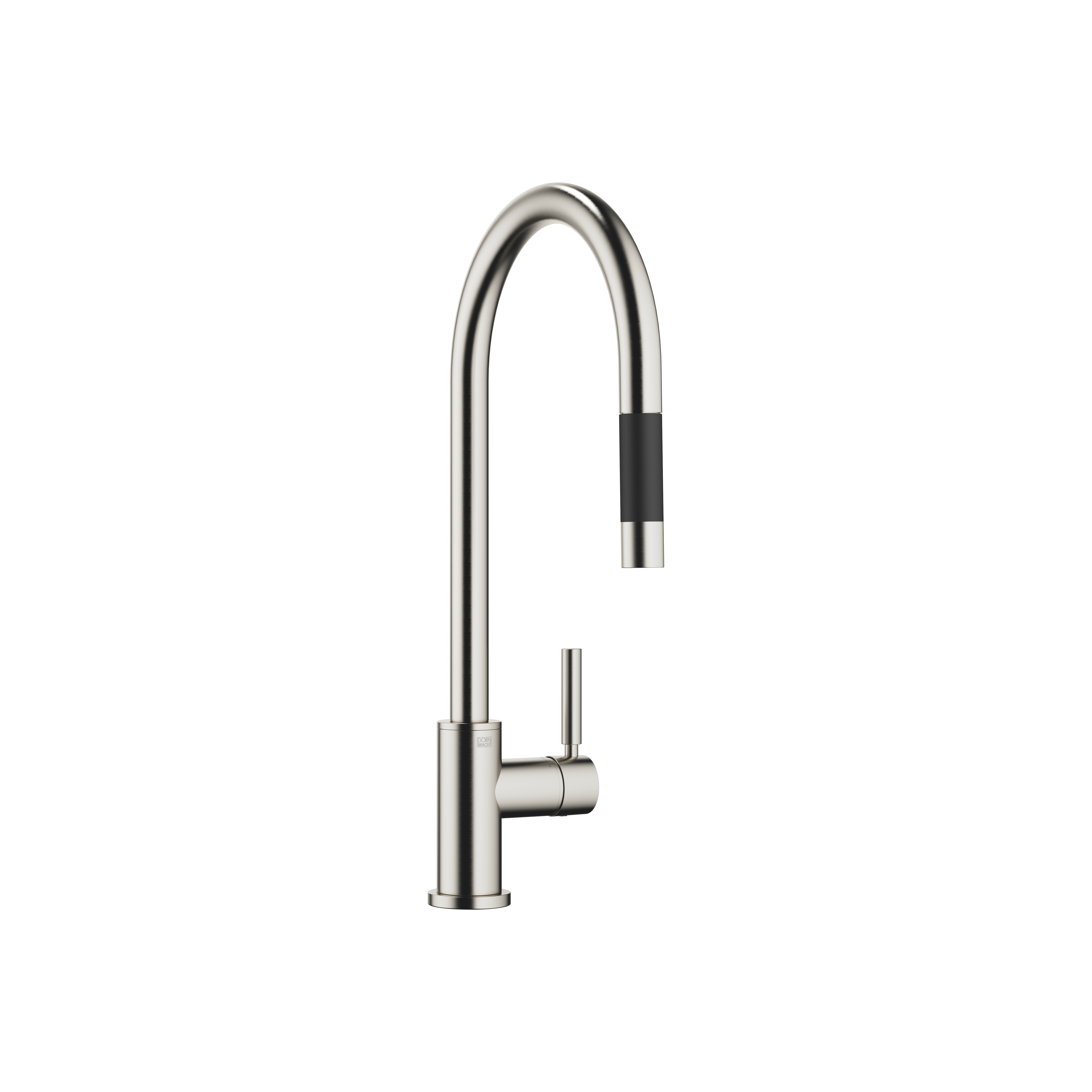 TARA Brushed Platinum : Single-lever mixer Pull-down with spray function