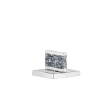 Handle Nature Squared Black Agate Ariel - Chrome