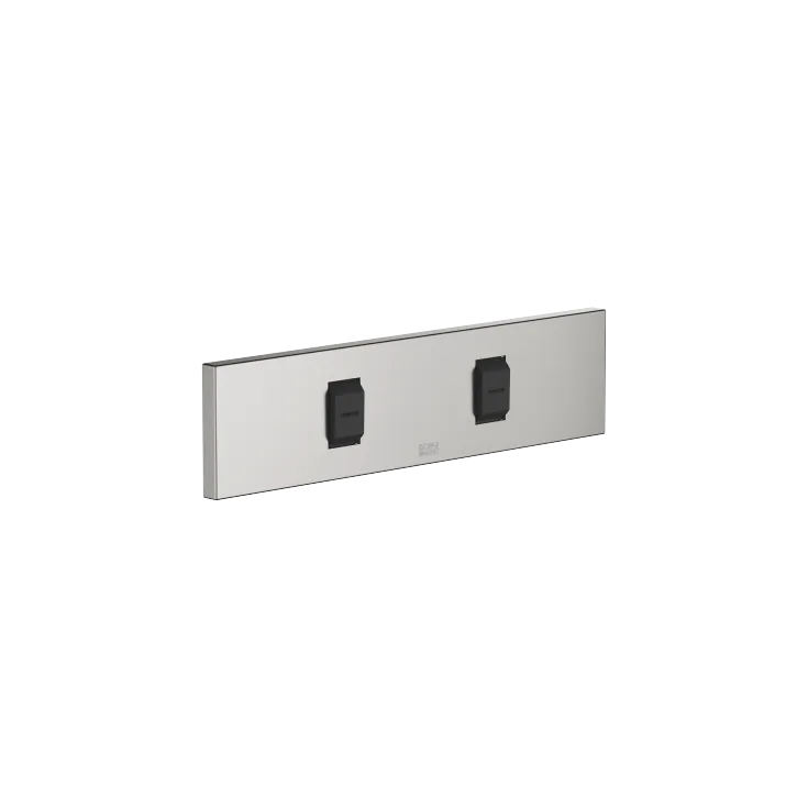 WATER FAN horizontal Concealed body spray - Brushed Platinum - 36 512 979-06 0010