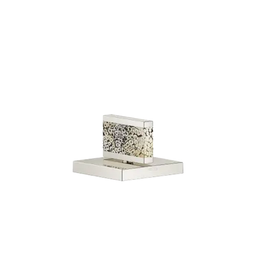 Handle Nature Squared Eggshell Snakeskin Black - Platinum - XV-01 4759