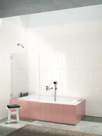 Head shower_wall_Chrome