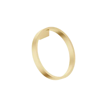 CYO Brushed Durabrass (23kt Gold) Accessories: Towel ring round