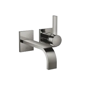 MEM Wall-mounted single-lever basin mixer without pop-up waste - Dark Chrome - 36 860 782-19