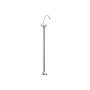 VAIA Single-hole basin mixer with stand pipe without pop-up waste - Brushed Platinum - 22 585 809-06