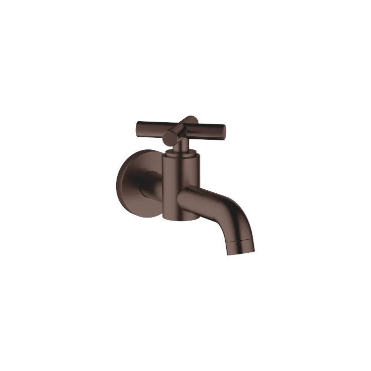 TARA Wall-mounted valve cold water without pop-up waste - Brushed Dark Bronze (PVD) - 30 010 892-43