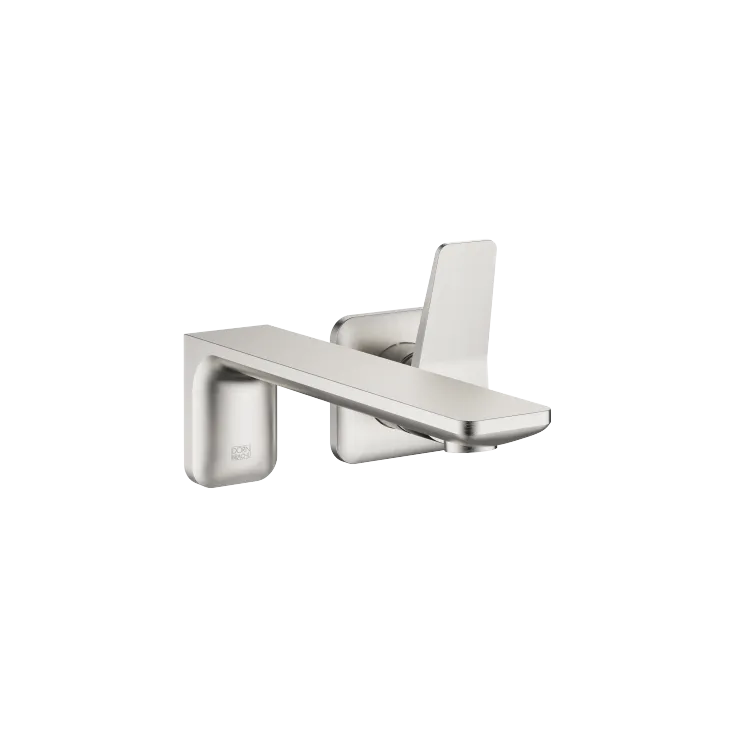 LISSÉ Wall-mounted single-lever basin mixer without pop-up waste - Brushed Platinum - 36 861 845-06