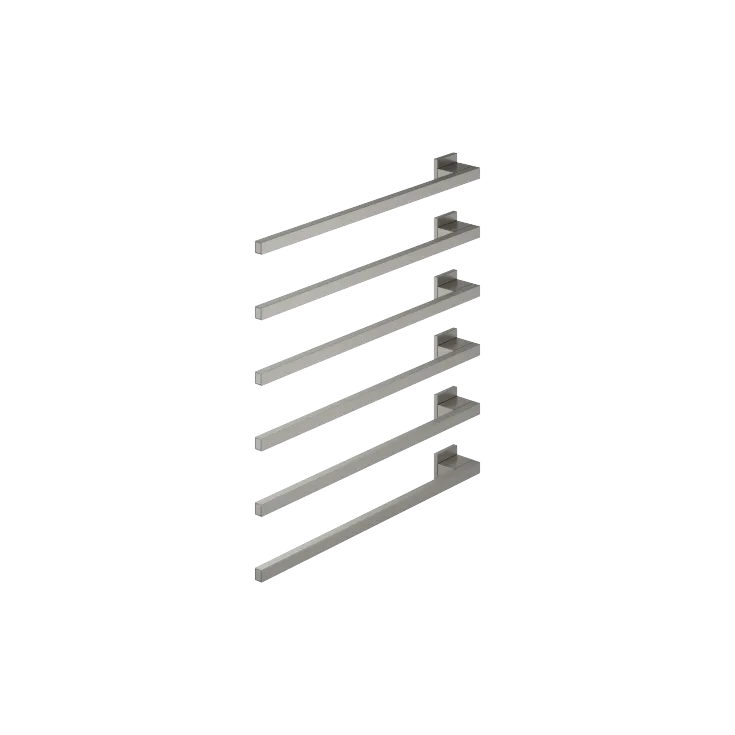 Towel warmer , 6-fold , projection left , without control element - Brushed Dark Platinum - 83 306 980-99