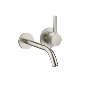 META Wall-mounted single-lever basin mixer without pop-up waste - Brushed Platinum - 36 860 660-06 0010