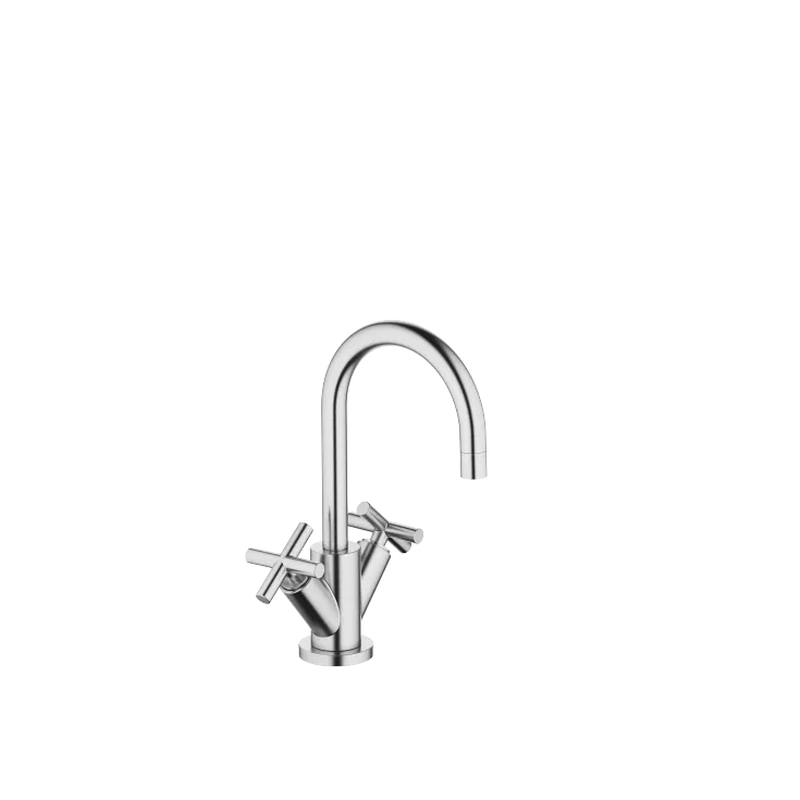 TARA Single-hole basin mixer with pop-up waste - Brushed Chrome - 22 512 892-93