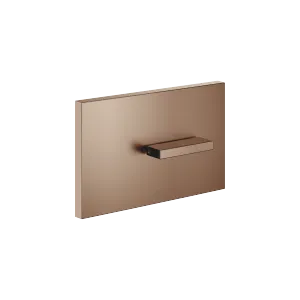Piastra di copertura per cassetta a incasso WC della ditta TeCe - Bronzo spazzolato - 12 660 979-42