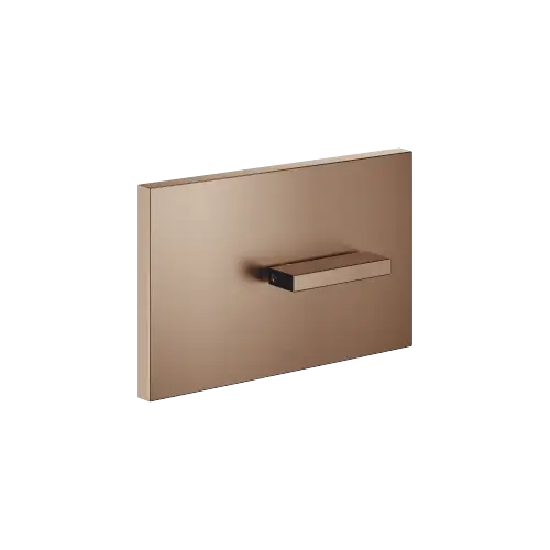 Cover plate for the concealed WC cistern made by TeCe - Brushed Bronze (PVD) - 12 660 979-42