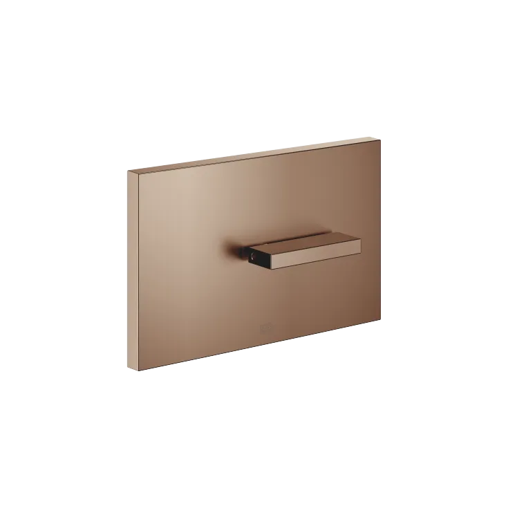 Cover plate for the concealed WC cistern made by TeCe - Brushed Bronze - 12 660 979-42