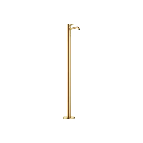 META Single-lever basin mixer with stand pipe without pop-up waste - Brushed Gold (PVD) - 22 584 660-37