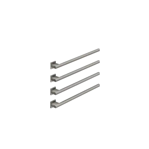 Towel warmer , 4-fold , projection right , without control element - Dark Chrome - 83 314 980-19