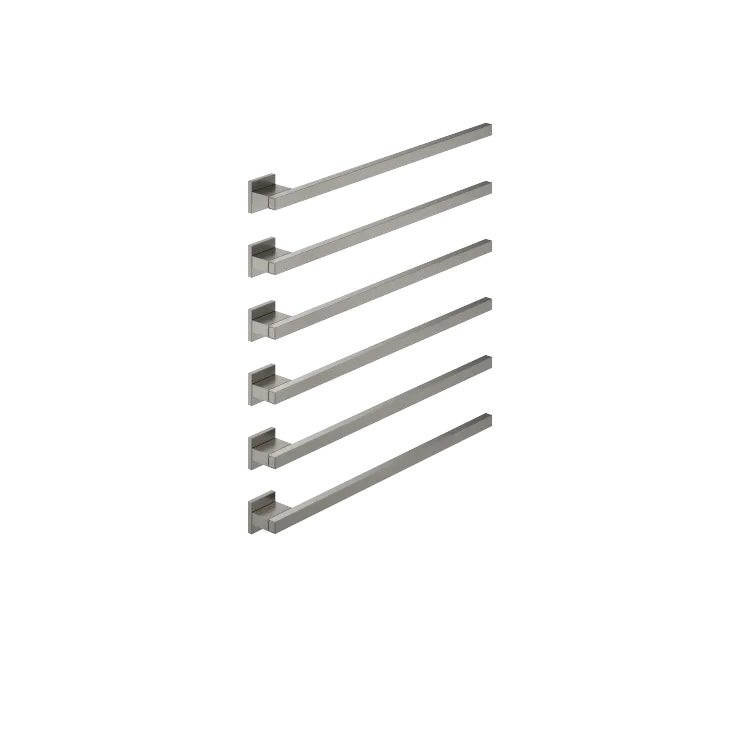 Towel warmer , 6-fold , projection right , without control element - Brushed Dark Platinum - 83 316 980-99