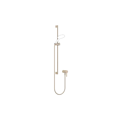 Concealed single-lever mixer with integrated shower connection with shower set without hand shower - Champagne (22kt Gold) - 36 110 970-47
