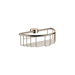 Shower basket for subsequent mounting on riser - Light Gold - 82 290 970-26