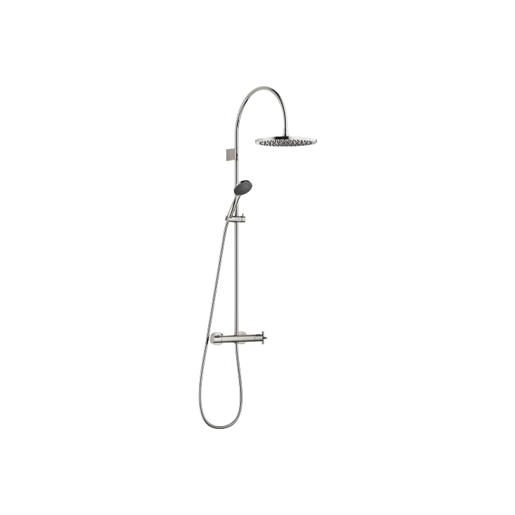 Colonne de douche avec thermostat de douche avec douchette à main - Set contenant 2 articles