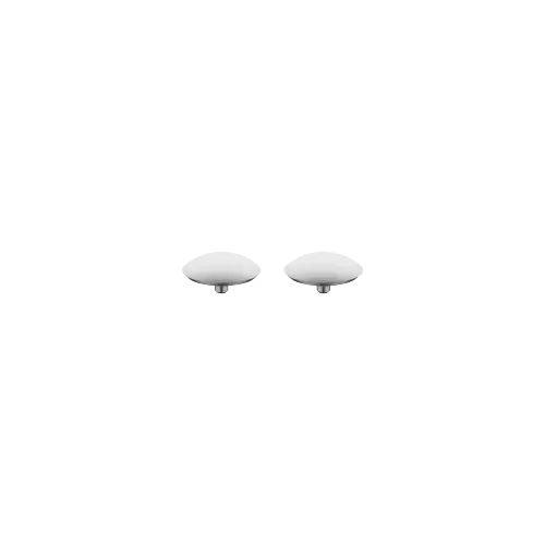Decorative caps for Perfecto - Brushed Chrome - 12 801 970-93