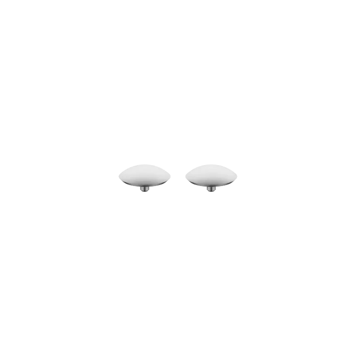 Decorative caps for Perfecto - Brushed Chrome - 12 801 970-93